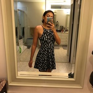 Printed skater dress